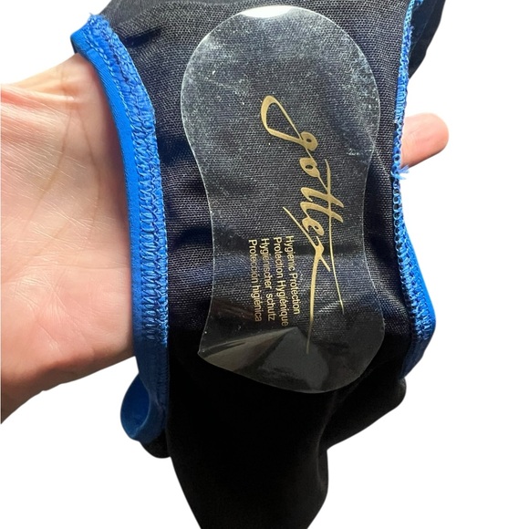 GOTTEX cobolt blue Montecarlo cap sleeve square neck one piece swimsuit size 8 - Picture 6 of 8